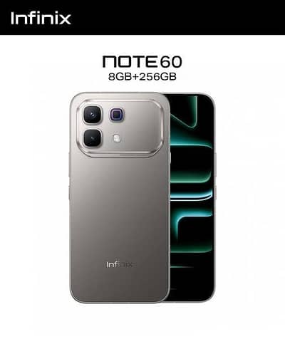 Infinix note 60 box pack 8/256 non active