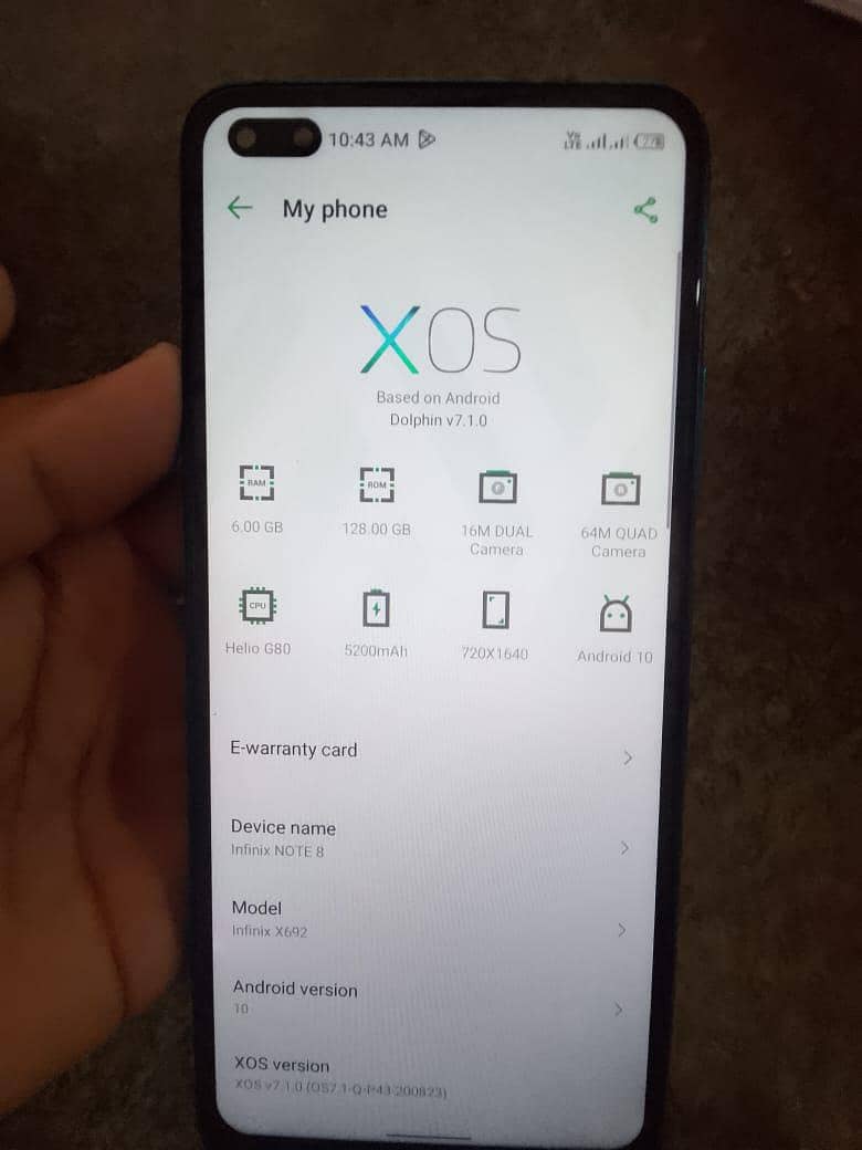 Infinix Note 8 6