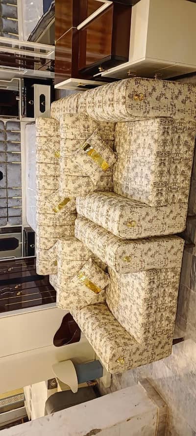 5 seater luxury fabric sofa