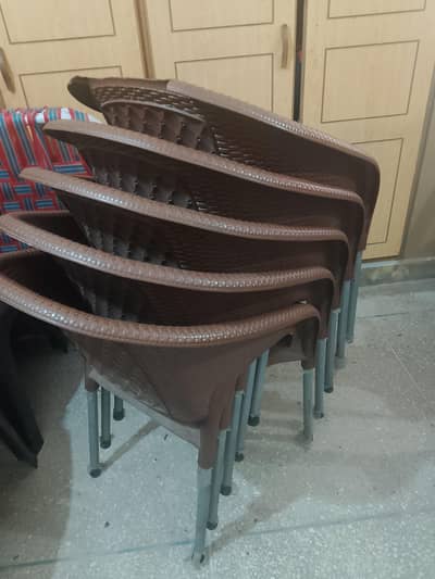 plastic chairs