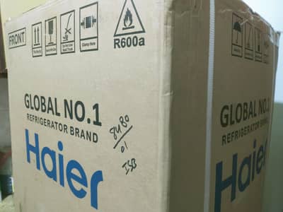 Brand New - Hier 10 Cubic Black Refrigerator  (Model: HRF-276)