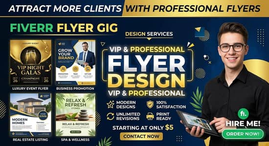 Professional Graphic Designer Logo, Brochure, Business Card