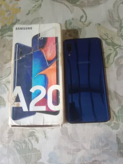 Samsung A20 panel issue totally orignal with box