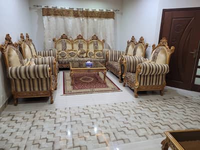 sofa with daning table