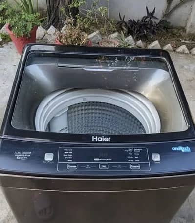 haier fully automatic washing machine (with dryer and spinner)