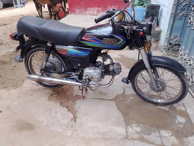 hispeed 70cc bike 2018 model genuine condition