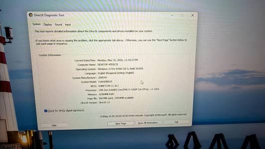 Lenovo thinkpad T14 G3 core i7 12th gen 16gb RAM 1Tb SSD