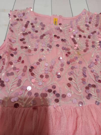 beautiful 8-9 year pink frock