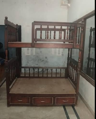 Bunk Bed (Heavy Wood) 3 ft × 5 ft