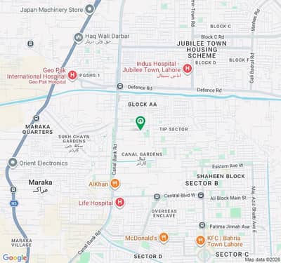 5 Marla plot available for sale in a hot and prime location of Canal Garden, ideally situated near Bahria Town Lahore. This plot offers an excellent opportunity for both investment and residential purposes.