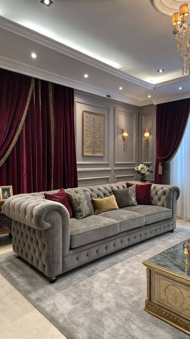 SOFAS SET || SOFAS CHAIRS || SOFAS POSHISH || CUSHION || L SHAPE SOFAS 5