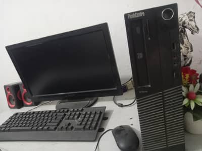 thinkcentre PC for sale with all accessories urgent sale all oka no an