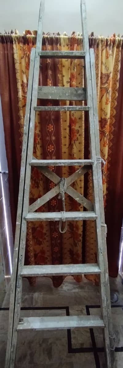 Wooden ladder