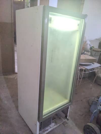 Caravell 364L Glass Door Chiller Refrigerator Commercial Used