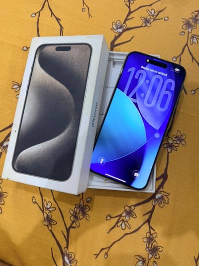 Apple iPhone 15 Pro Max with box