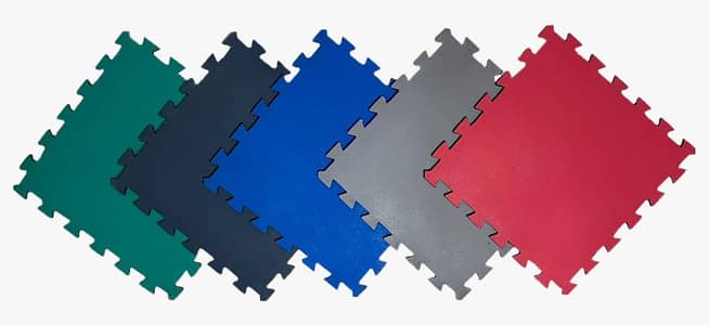 Gym flooring - Rubber floor- Rubber mats - interlock flooring