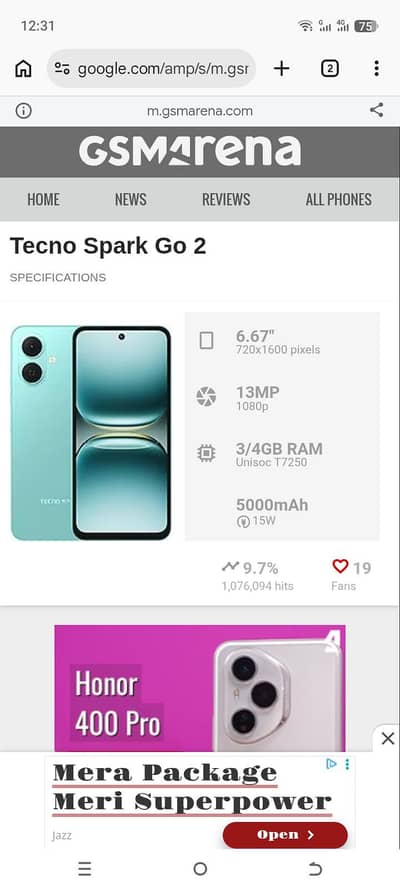 Tecno Spark go 2