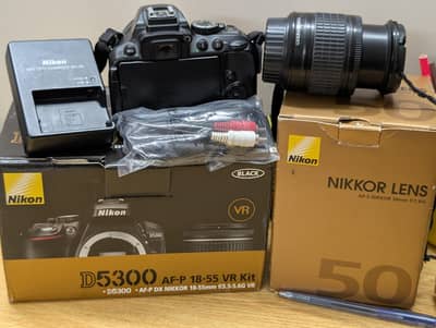 Nikon D5300 With 5mm Lens Complete Kit
