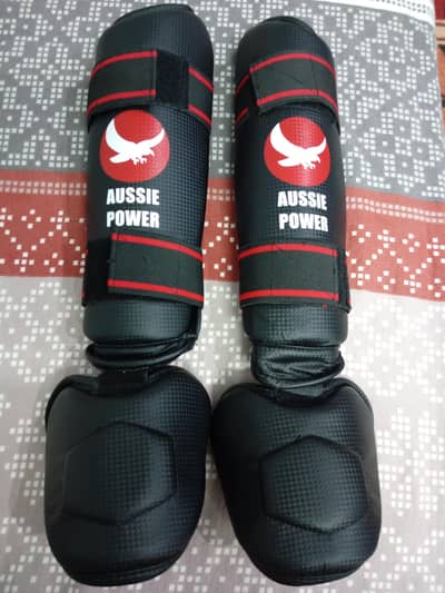 imported 100% original boxing face guard and shin pads