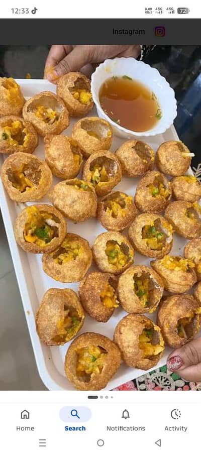 Gol Gappe and Dahi bhallay and other varieties
