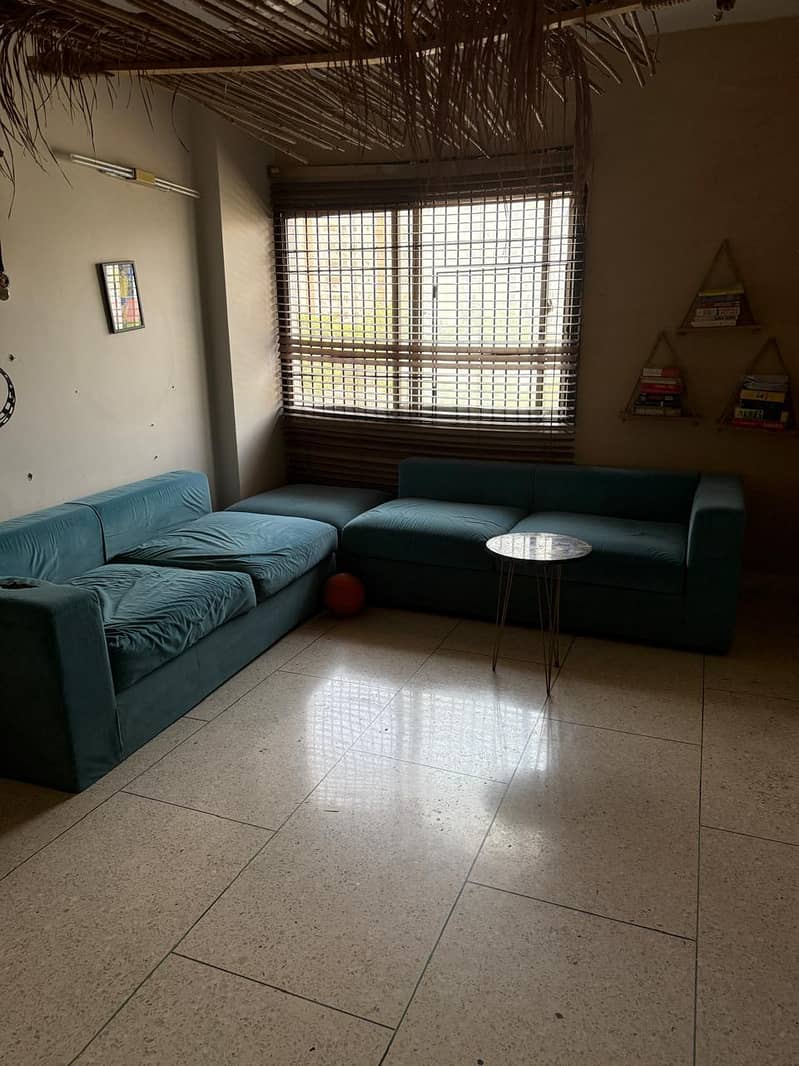 L shaped sofa 0