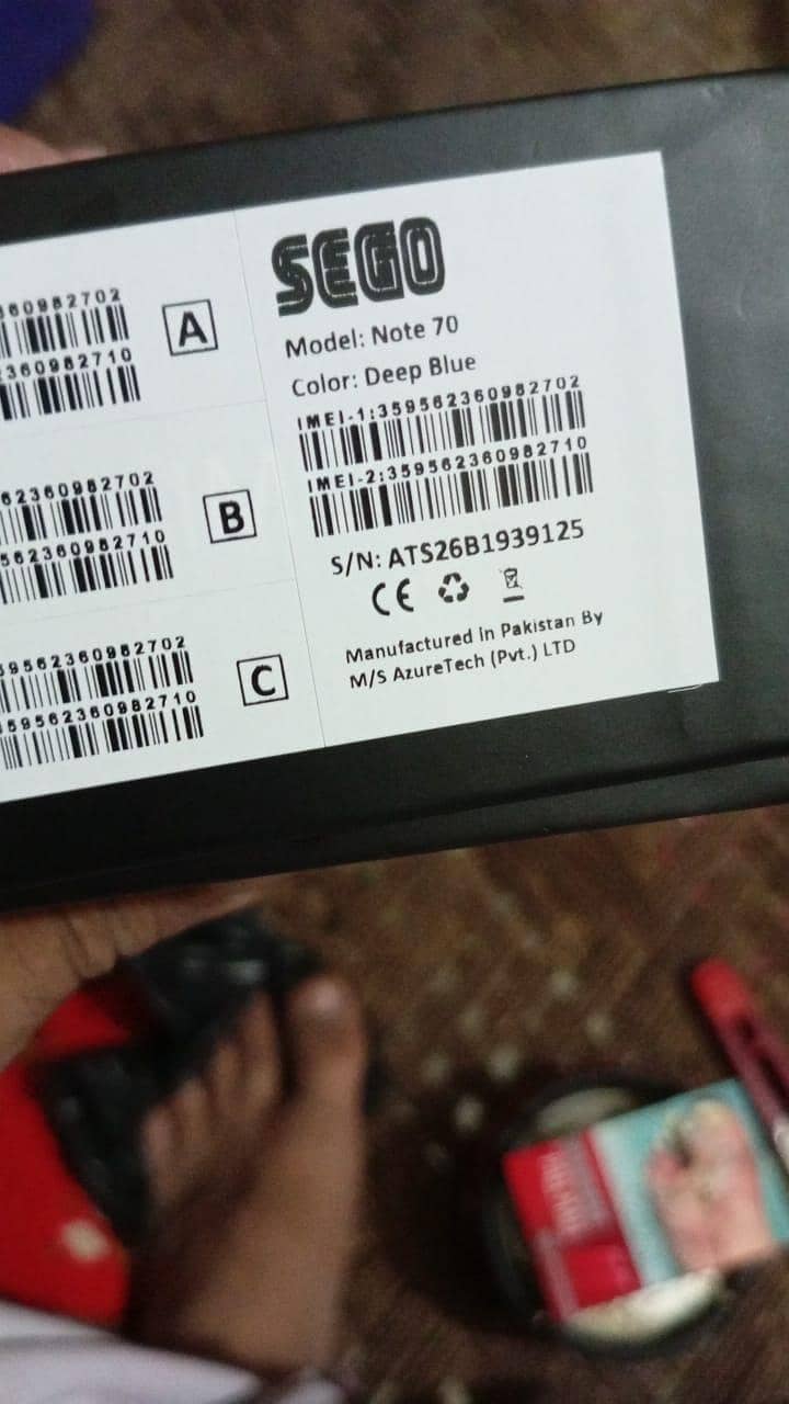 SEGO Note 70 6