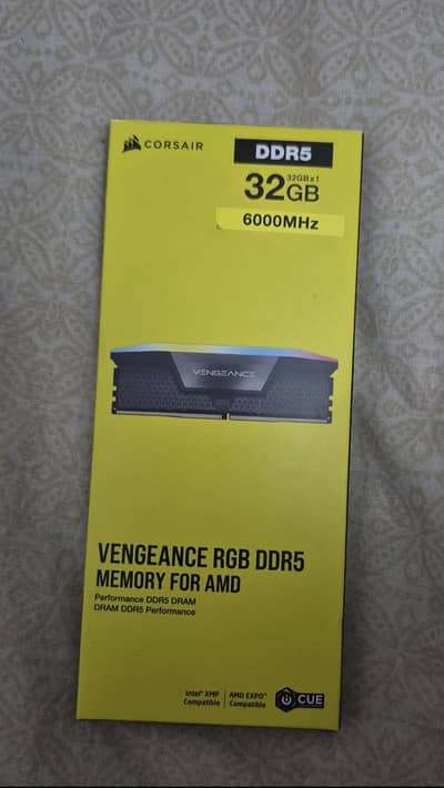 Corsair DDR5 32GB 6000 MHZ RAM New