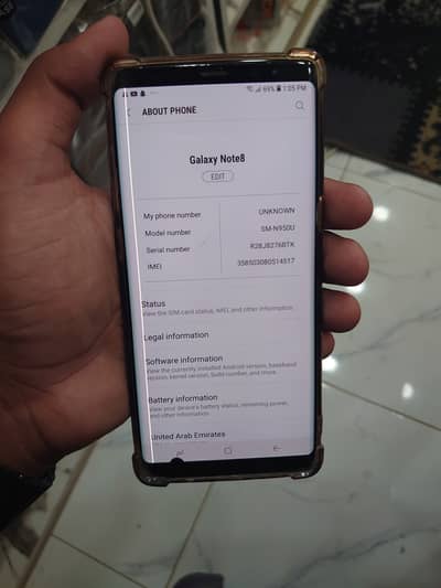 Samsung note 8 10 by 10 condition
