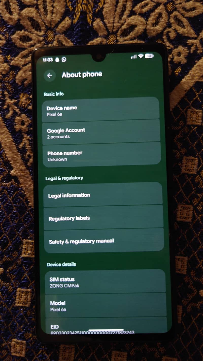 Google Pixel 6a 5