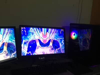 Full Gaming Setup With 2 Monitor i5 + GTX 1060 With all accessories