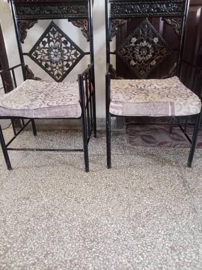 two chairs iron