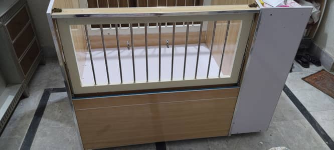 Baby Cot with Cupboard