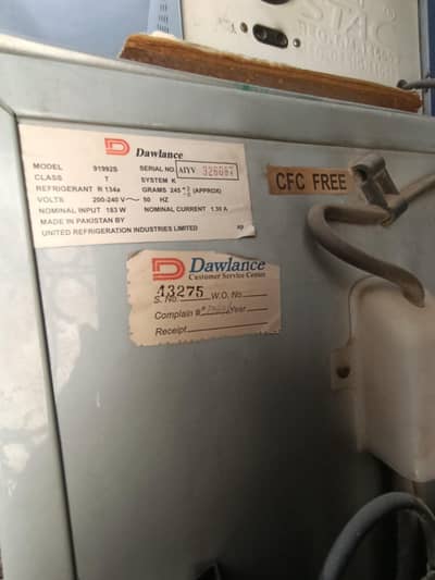 Home Used Dawlance Refrigerator