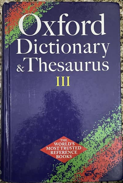 Oxford Doctionary& Thesaurus