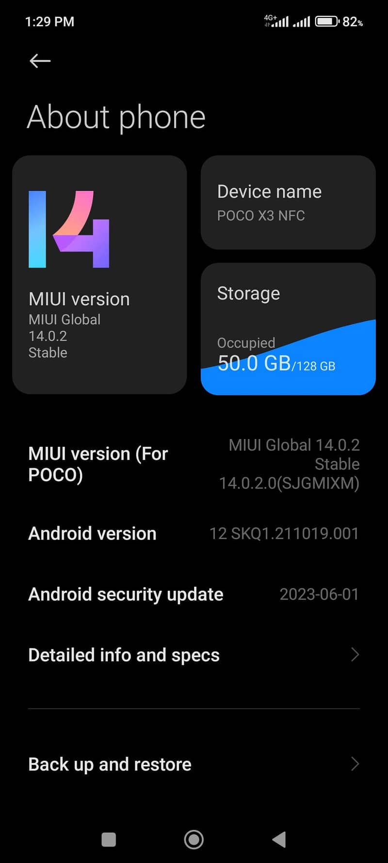 Poco X3 NFC 6+2 GBRam 128GB ROM 6
