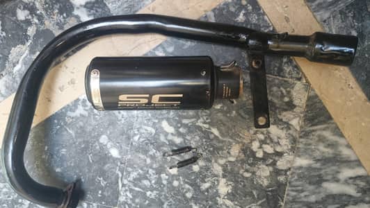 SC project exhaust with bend