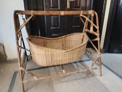 Cane Baby Swing Bed Rattan Jhola