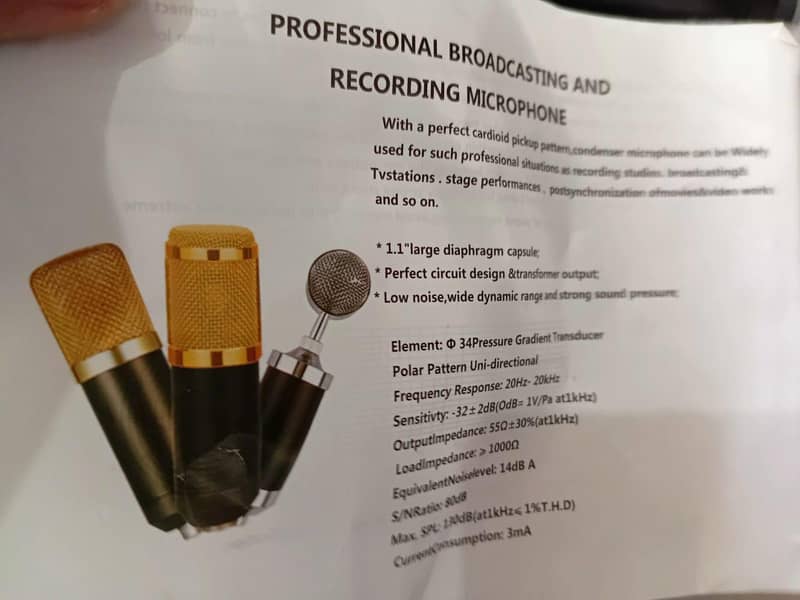 professional condensor micro phone 8