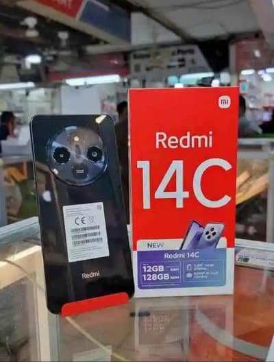 Redmi 14C with box and charger