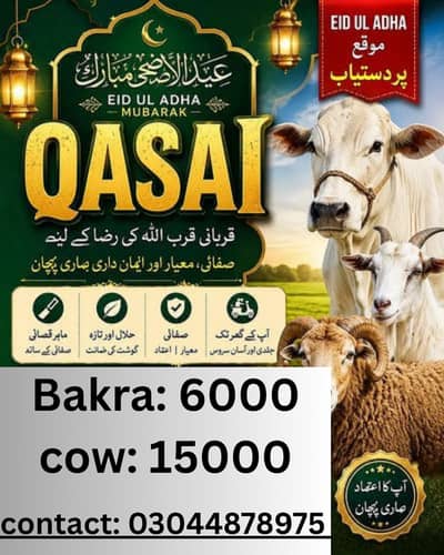 Qassai professional for qurbani eid 2026 Lahore