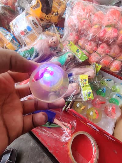 LED Light Glitter Water Bouncing Ball for Kids – Brand New