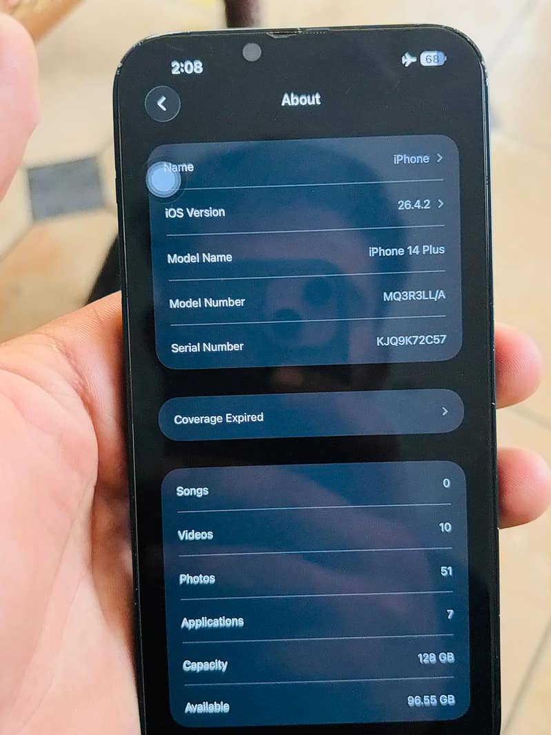 Apple iPhone 14 plus 8