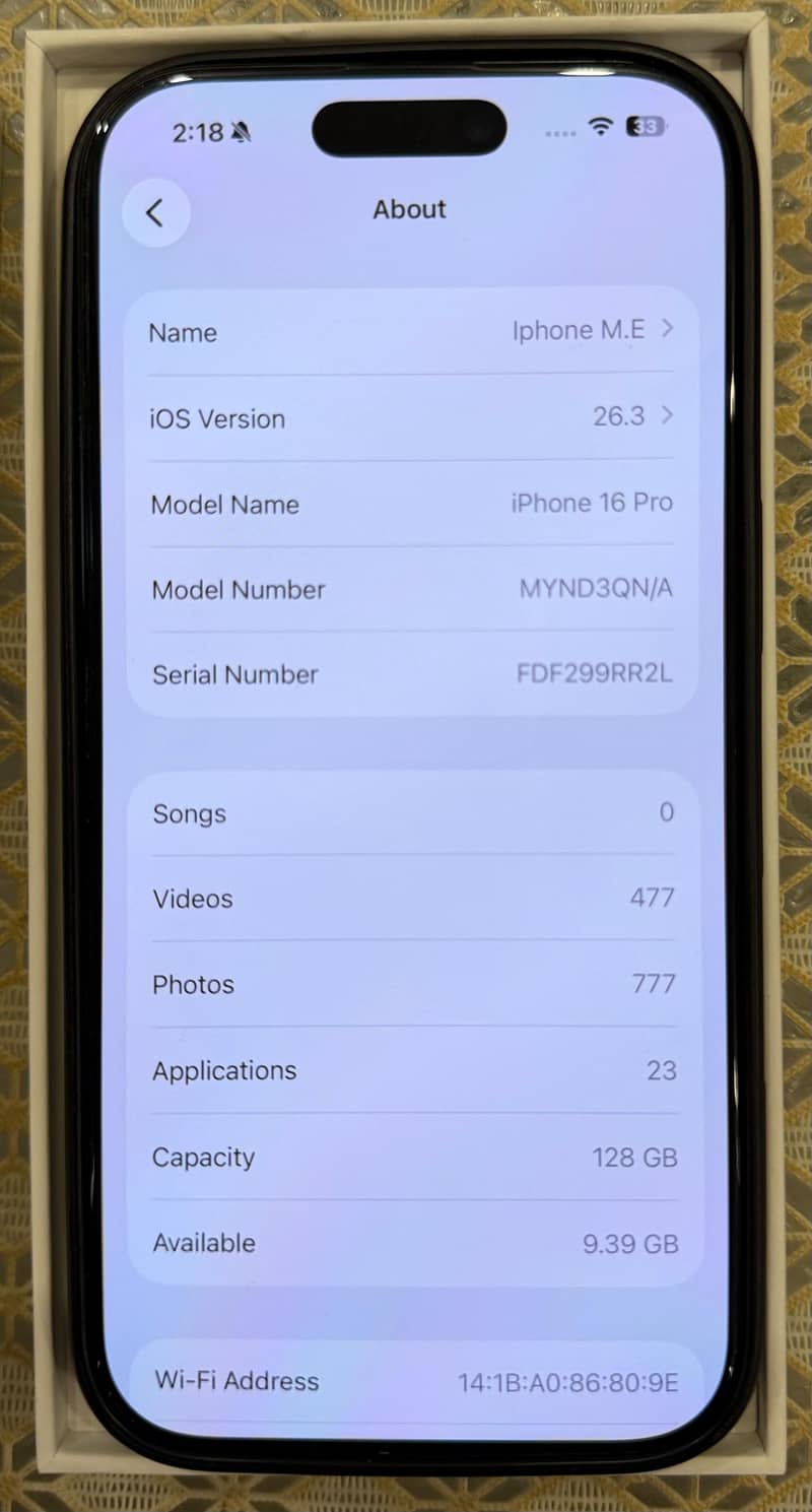 Apple iPhone 16 Pro 5