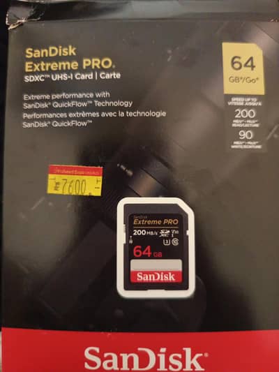 SanDisk Extreme pro UHS Card