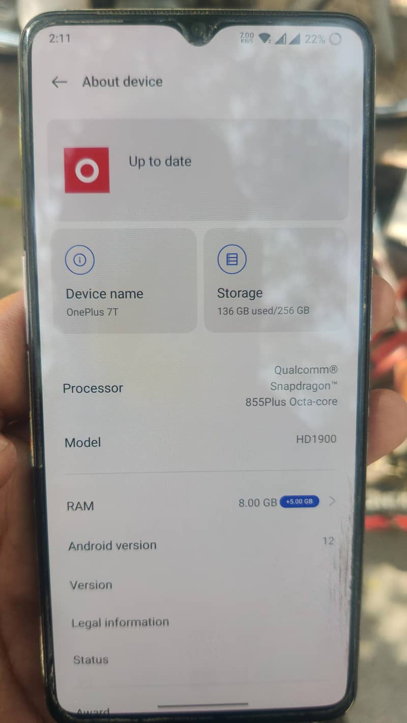 One Plus 7T 0