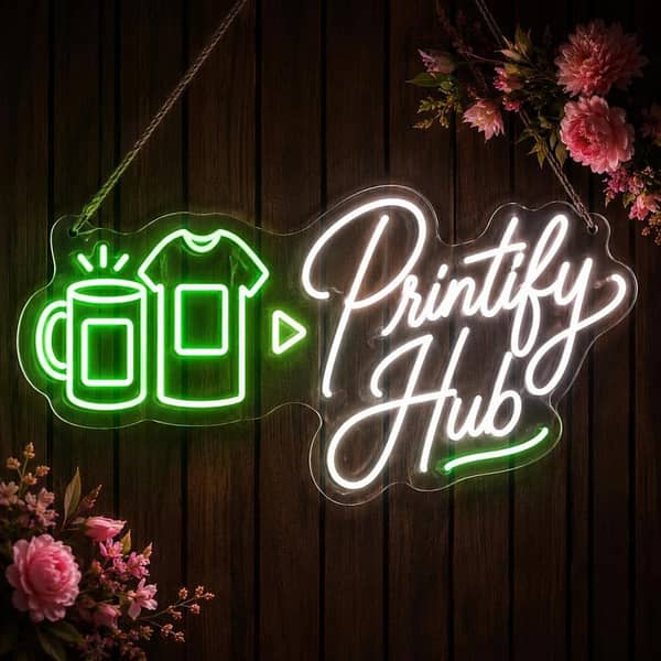 Custom Neon Sign Board Light Personalized Name Text Logo Home Bedroom Wall Decor (12X24 Size)