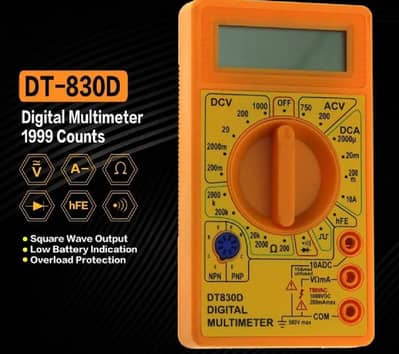 DT-830D Digital Multimeter  Voltage & Current Tester