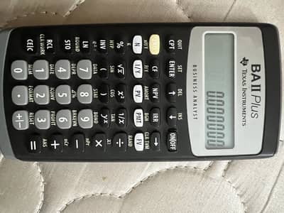BA II plus (Texas Instrument) calculator