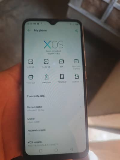 Infinix hot 11play PTA aprove