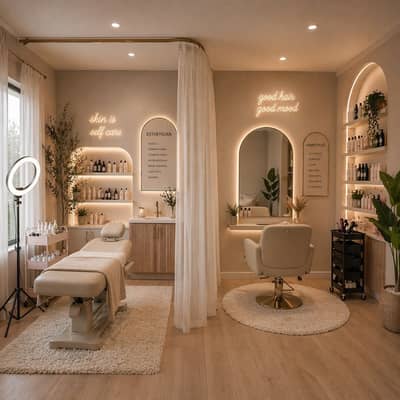 Furnished Salon for Rent